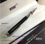 Perfect Replica AAA Mont Blanc Starwalker Black Barrel Stainless Steel Ballpoint Pen